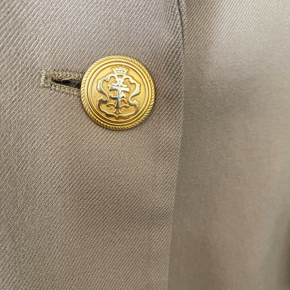 Talbots Beige Single-Button Blazer - image 3